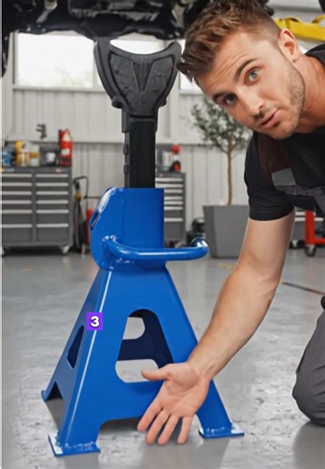 Rock-Solid 3-Ton Axle Stands for Garage Safety
