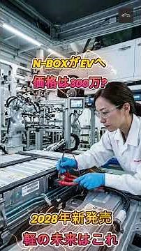 【2028年登場】ホンダ新型「N BOX EV」の全貌！価格は300万円超え？日本一の軽ワゴンはどう進化するのか徹底予想【クルマのホンネ Officail】