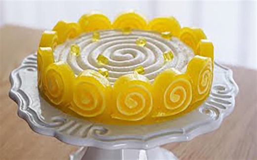 【Boone Bake】棉花糖柠檬果冻蛋糕