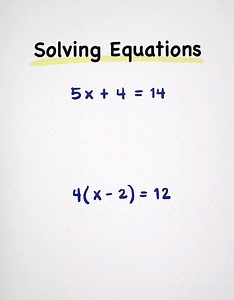 Solving Equations - Part 1 #math #mathtutor #TeacherGon | Math Tutorials