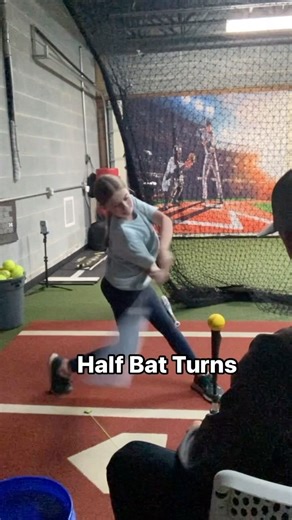 ✅Half Bat Turns✅ Love the half bat for turns into contact! Good feedback for players and coaches!! #softball #baseball #youth #development If you are interested in training with a half bat check out my link in the bio to check out some great options for these on Amazon! Very good price! | The Ultimate Swing | Facebook
