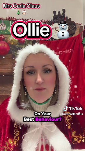 Well done #Ollie you are on the #santa #nicelist . #merrychrismas love #mrscarlaclaus 🎄🤶🏻