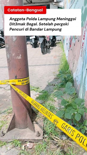 Polisi Polda Lampung Tewas Ditembak Saat Gagalkan Pencurian Motor - 9 Mei 2026