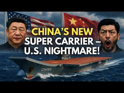 China’s NEW Mega Aircraft Carrier SHOCKS the U.S. – The Power Shift No One Expected!