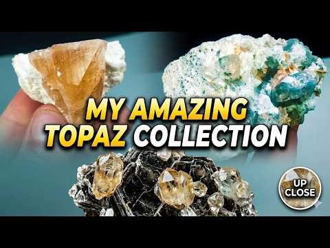 Rare Etched Topaz & Topaz on Mica/Feldspar | Stunning Mineral Showcase