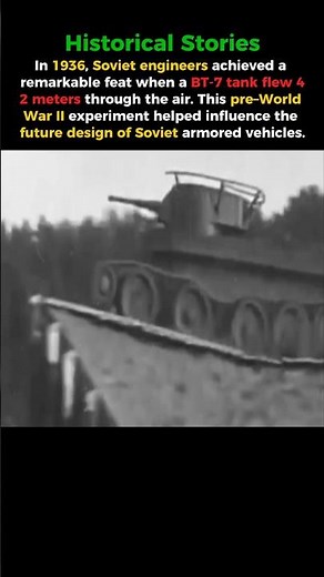 When a Tank Flew: The BT-7’s 42-Meter Jump #History #Tanks