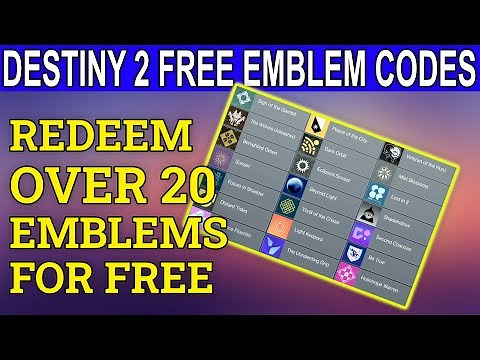 Destiny 2 FREE EMBLEM Codes- Redeem OVER 20 Emblems Right Now (Witch Queen Season 16)