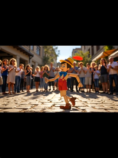 Dance with Pinocchio. #dance #funny #pinocchio #fun