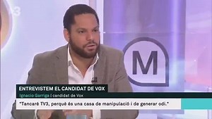 183K views · 10K reactions | ⚡ Garriga en TV3: "Voy a cerrar esta casa al ser un medio de manipulación, generador de odio y confrontación"  #RecuperemosCataluña | VOX España | Facebook