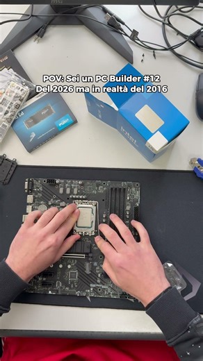 Costruire un PC del 2016 nel 2026 #pcbuild #retro #nostalgia