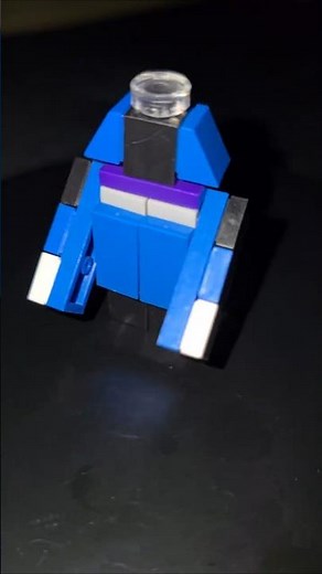 How to Build a LEGO Minecraft Warden 🧱💙 | Easy Custom LEGO MOC Tutorial