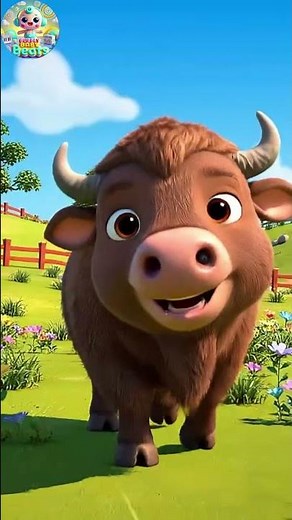 Buffalo Song for Kids 🐃 | Buffalo in Village Field | Nursery Rhymes & Baby Songs