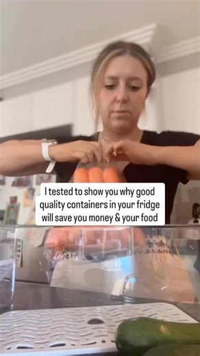 I tested out my containers this week to show you why containers in the fridge are worth it