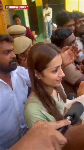 Trisha... 'Vote போட்டாச்சு' | TN Election 2026