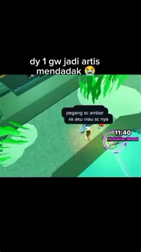 Day 1 jadi artis🤣@sas mita #mudamudaroblox #fyp #fishit