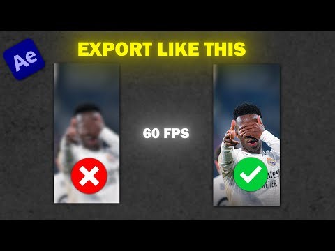 These After Effects Export Settings Change Everything | Ae Export Settings