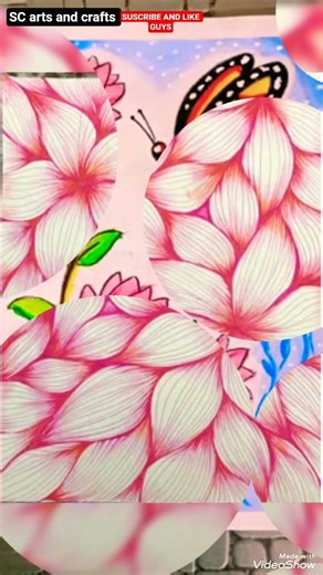 new drawing with caryons colour. #painting styles //epic short video