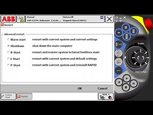 ABB IRC5 Robot: How to Shutdown the controller before turning OFF the main circuit breaker