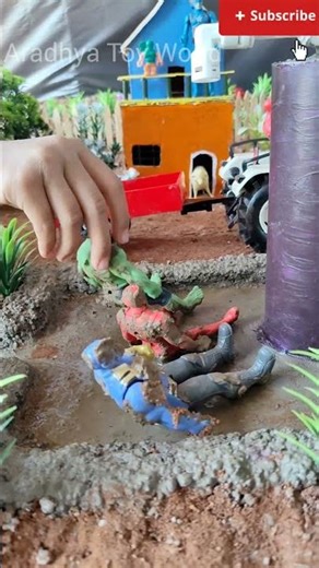 😱Superhero Toys Fall in Mud😱 #shorts #toys