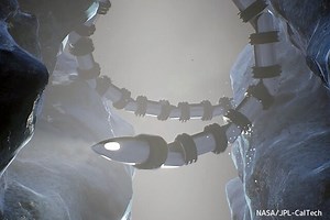 NASAが氷の衛星での生命体を探しに向け、ウネウネ動くヘビ型ロボットを開発 | カラパイア