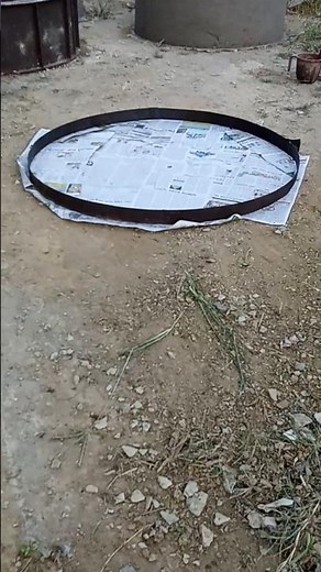 How to make a simple and easy diy concrete slab #short //