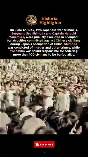 The 1947 Shanghai Executions: Japanese War Crimes After World War II