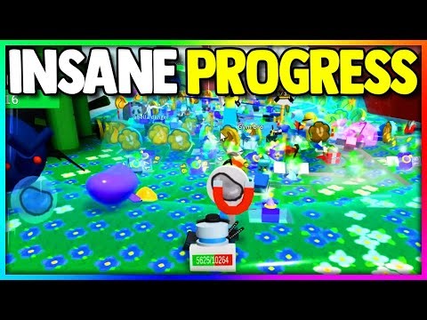 INSANE PROGRESS in Roblox Bee Swarm Simulator...