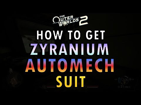The Outer Worlds 2 – How to get Zyranium Automech Suit Guide | Float Butterfly, Sting Bee Trophy