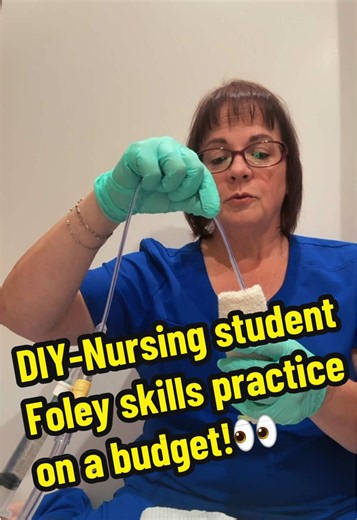 Foley catheter practice at home: sterile technique demo