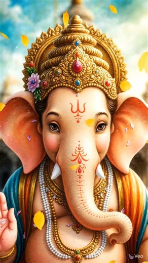 Ganpati Bappa Aarti - Remove All Obstacles 🕉️✨ #ganesh #shorts