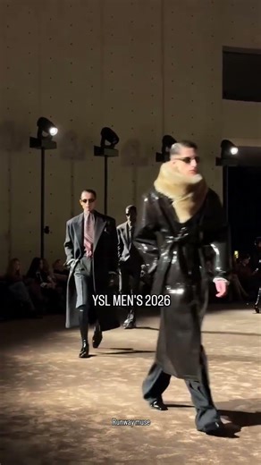 YSL Men's 2026 collection #fashion #style #ysl #model #runway #couture #hautecouture #ytshorts