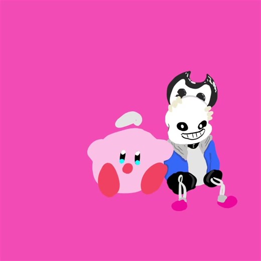 커비랑 샌즈 벤디!(조금 급하게만든)