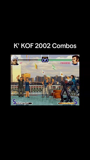 K' Combos in The King of Fighters 2002