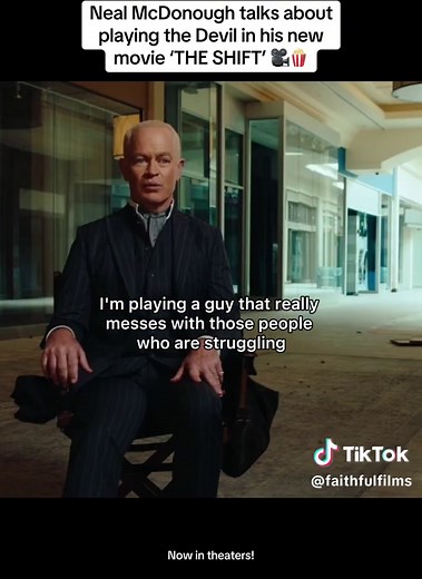 Neal McDonough’s new movie THE SHIFT is in theaters NOW! In this clip, he talks about playing the role of the devil in the film and how he was understandably hesistant at first. Get your tickets now to see him in theaters! 🎥 #theshift #angelpartner #foryou #christiansoftiktok #christiantiktok #actorsoftiktok #newfilm