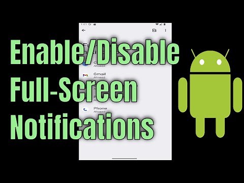 How to Enable/Disable Full-Screen Notifications on Android Phone [Guide]