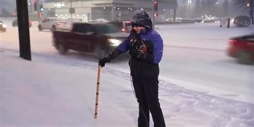 VIDEO: First major snowfall hits Southcentral Alaska