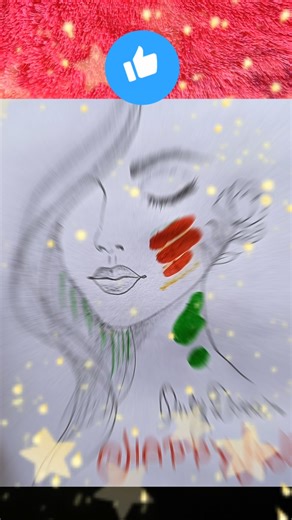 Holi 💦 Special drawing😱