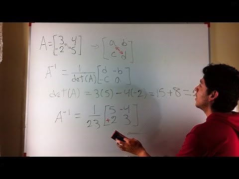 2x2 Inverse Matrix without using Gaussian Method