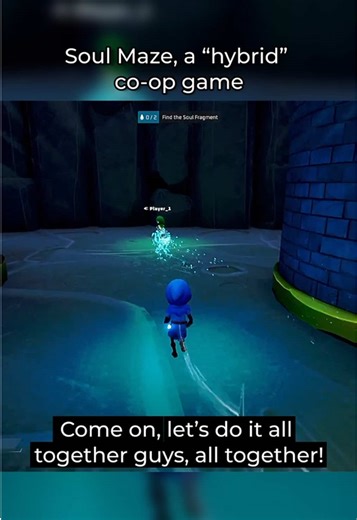 Soul Maze - a « hybrid » co-op game. When you love your friends… a little to much. 😈 ✨ Follow our journey #indiedev #coop #gaming #steam #playtest Music: