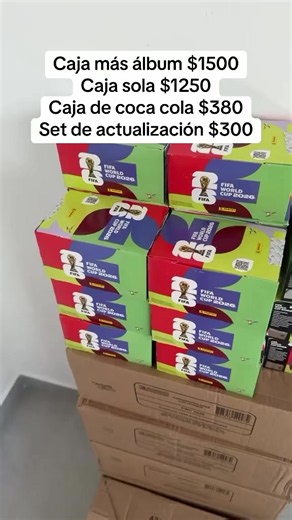 Venta de cajas Panini 2026 — precios y sets disponibles