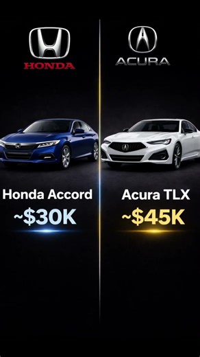 Same Sedan. Different Price. Why? | Honda Accord vs Acura TLX