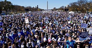 March for Israel rally underway in Washington, D.C.