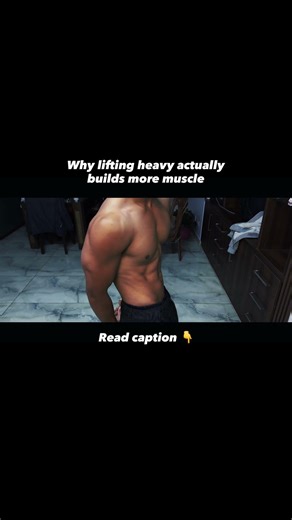 Why lifting heavy actually builds more muscle 👇. #shorts #viralshorts #weightloss #healthtips