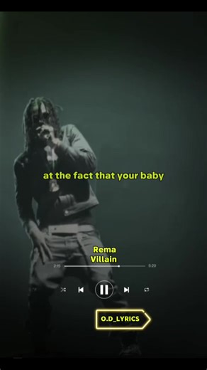 Villain-Rema (lyrics) #villain #rema #lyricsvideo #liveperformance #trending