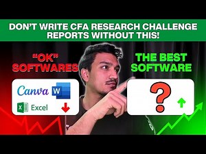 Best Tool to Write Equity Research Report for CFA Research Challenge