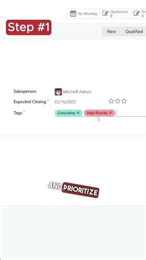 Odoo 18 - Using Tags & CRM