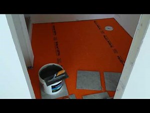 How to install Schluter Ditra? How to install tile over Schluter Ditra over concrete?