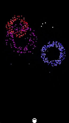 Making an incremental game about fireworks, here's a small fireworks show #indiegame #gameplay