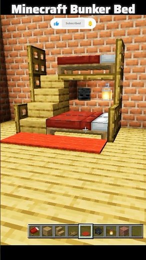 Minecraft Bunker Bed #minecraft