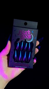 Coming Soon 👀💅We’re always getting comments asking what nails we’re wearing in our videos… SURPRISE 🙂‍↕️💅Say hello to our new press-on kits 🖤✨• $12 each 💅• Includes application kit {nail glue, adhesive stickers, file, cuticle stick, & alcohol swab} 💅• 24 pcs 💅• launching this Friday 💅Save this post and set your alarm ⏰🚨 | Black Moon Cosmetics
